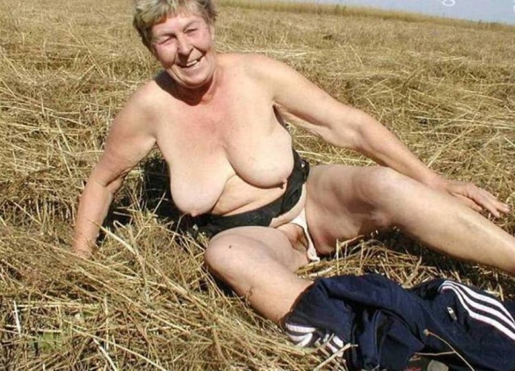 Naked village old women