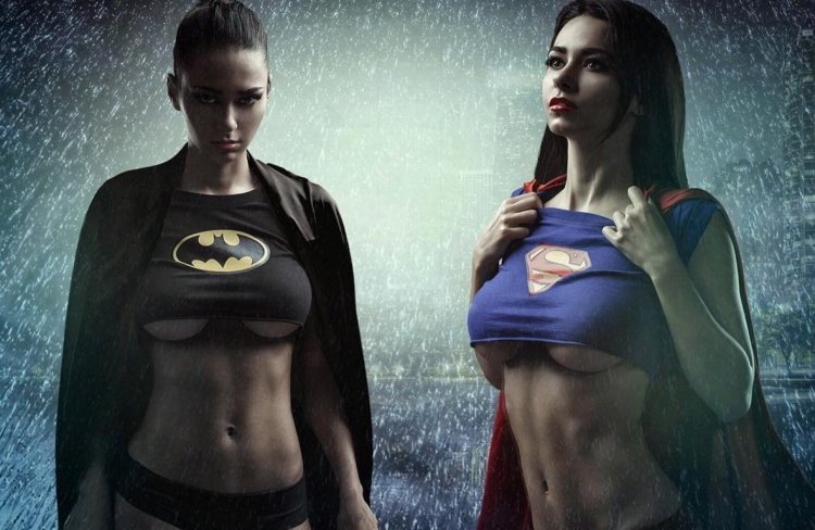 Scarlett Johansson in the film Ghost in armor