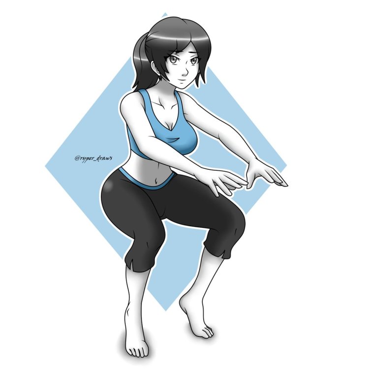 Wii Fit Trainer Art 18