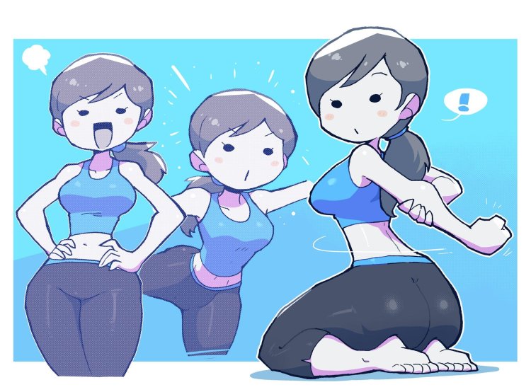 WII Fit Trainer Butt