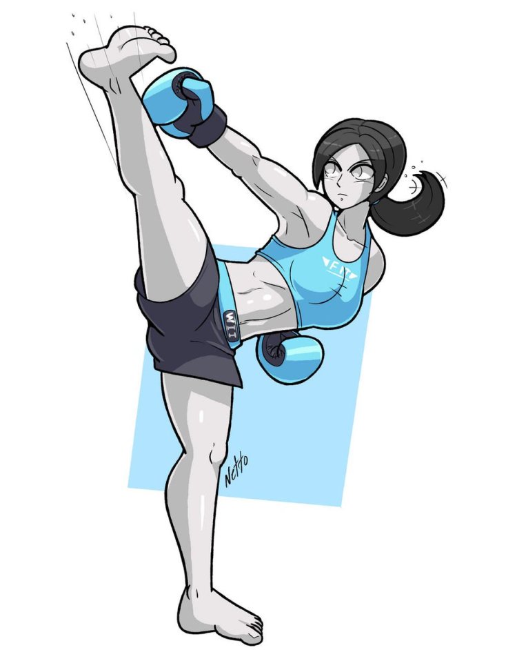 Wii Fit Trainer Giantess