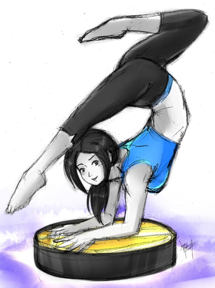 WII FIT art