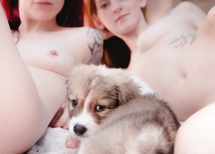 Many beautiful and naked girls