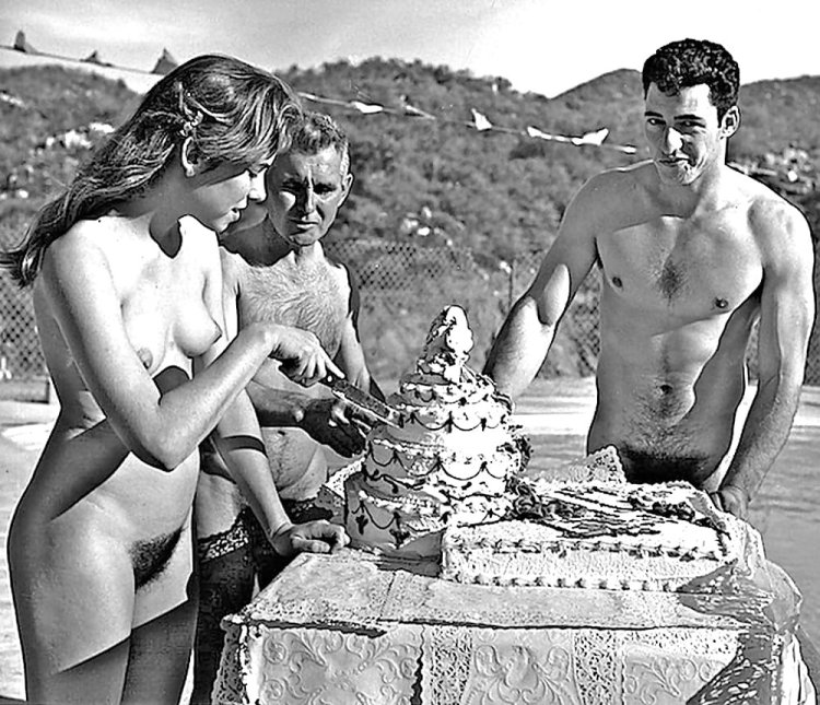 Naked men and women retro
