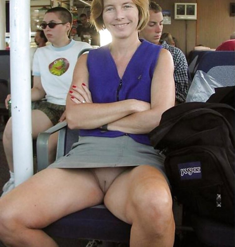 Girls in a club without panties