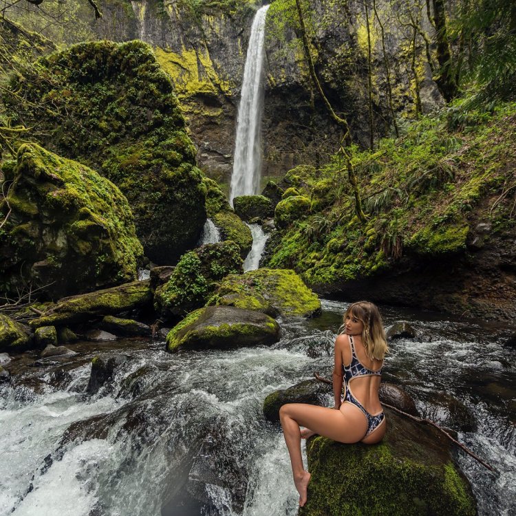 Sarah Jin Anderwood waterfall