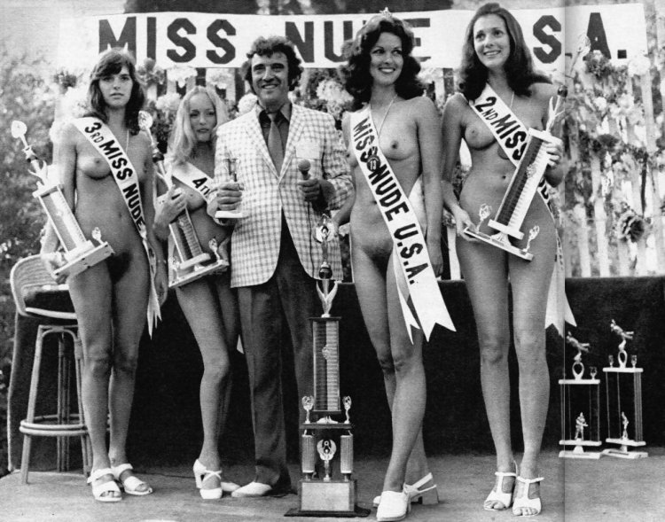 Retro naked beauty contests