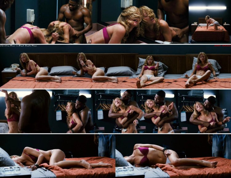 Christina Ricci groan black snake naked