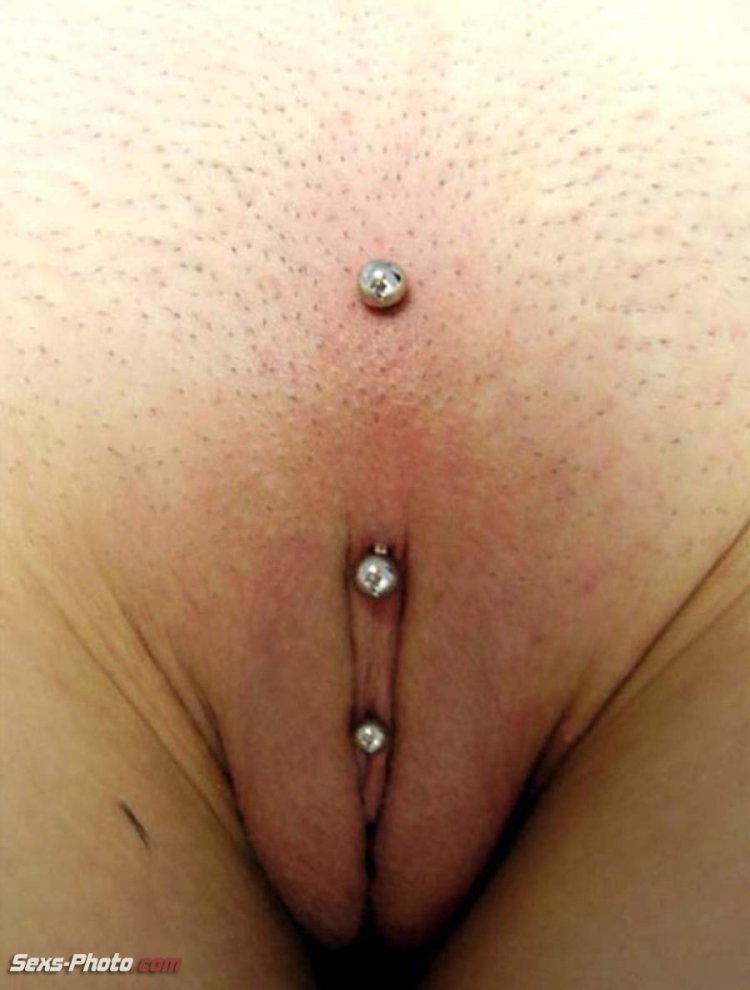 Girls with clitoris piercing