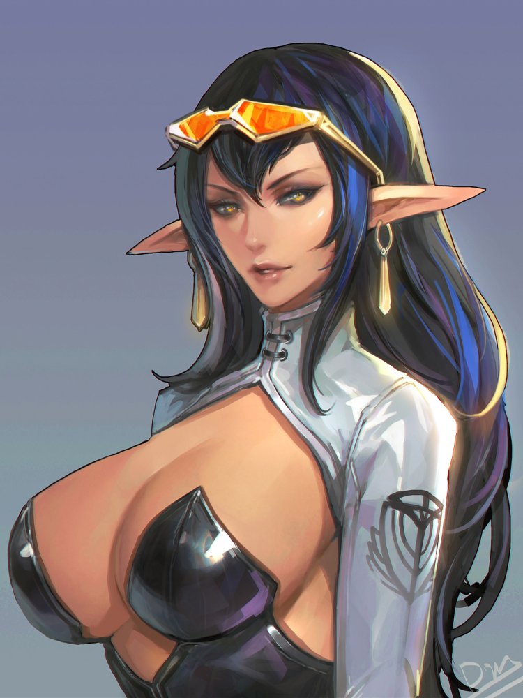Elf with big breasts