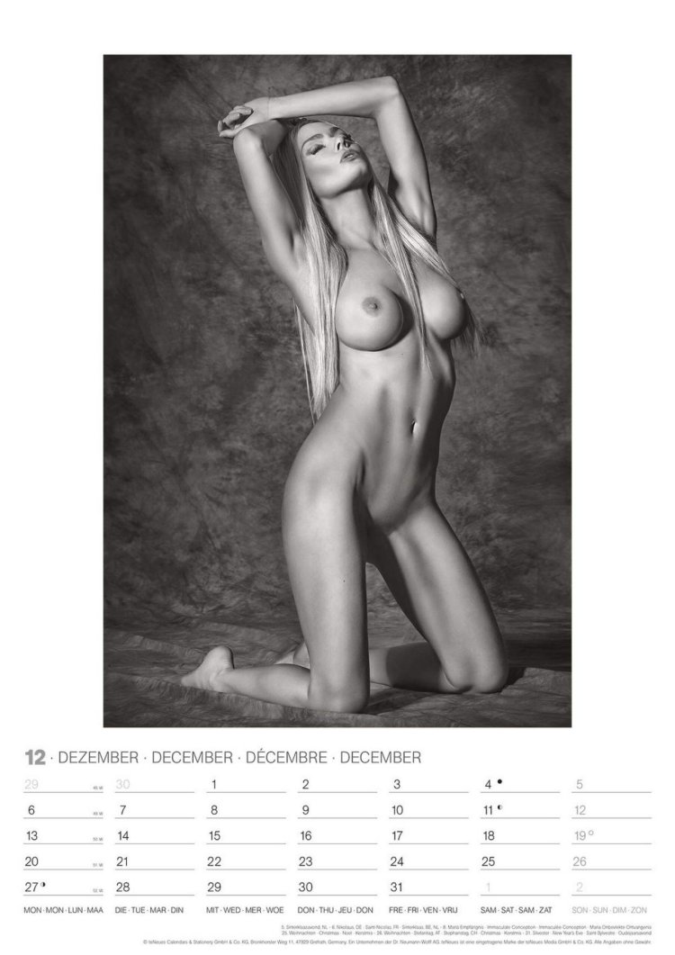 Naked calendar