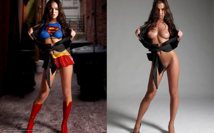 Megan Fox superherl naked