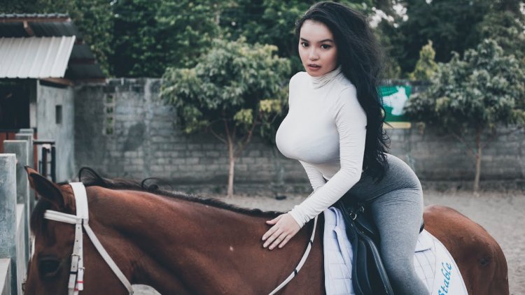 Monica Ardhea in a swimsuit