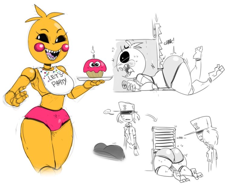 Toy Chica Jumplove in clothes