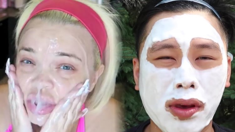 The girl’s oblong face