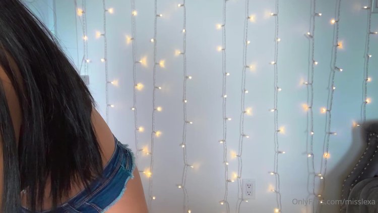 Miss Lexa in the bathroom