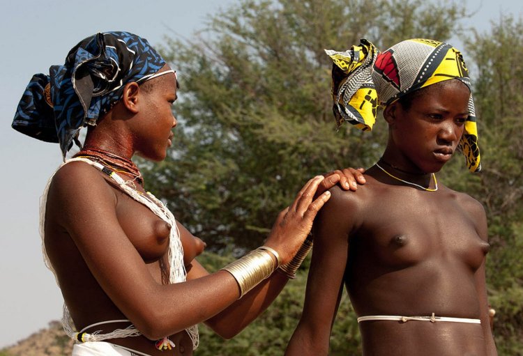 Naked women of wild tribes