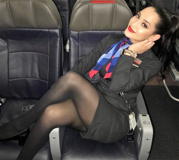 Claire Castel flight attendant