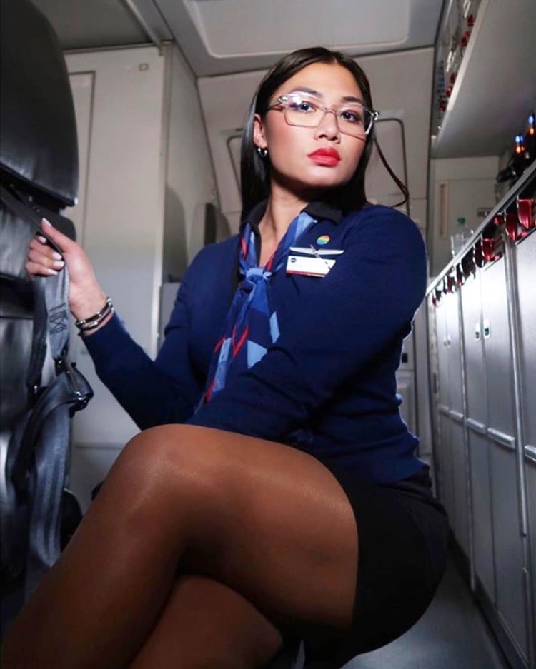 Claire Castel flight attendant
