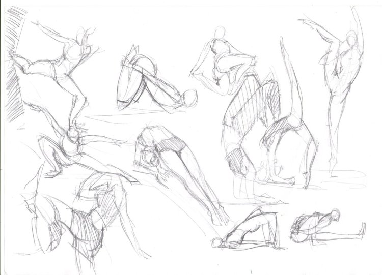 Girls on the sand in a swimsuit