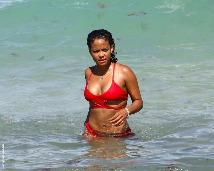 Naked actress Christina Milian