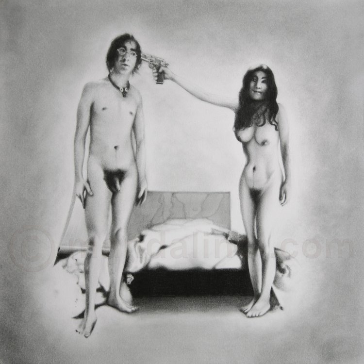 John Lennon and Yoko it is nudity