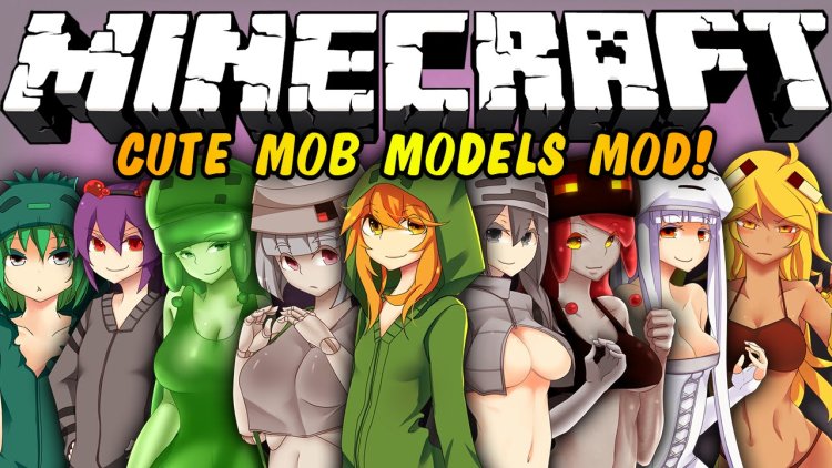 Mob boobs in minecraft