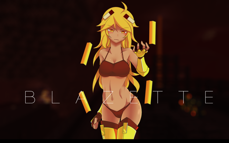 Anime Minecraft Enderman and Steve