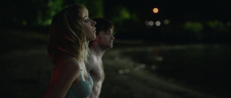 Zoe Kazan in a swimsuit