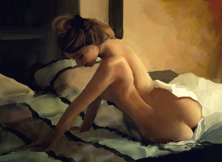 Luxurious naked women