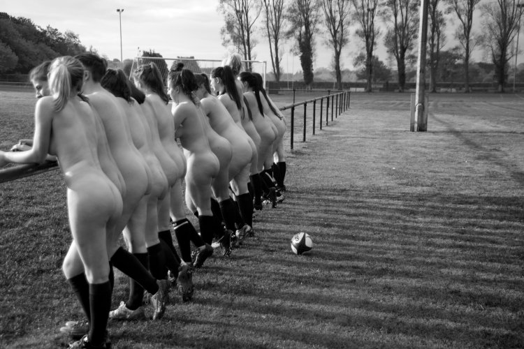 Women's American football naked