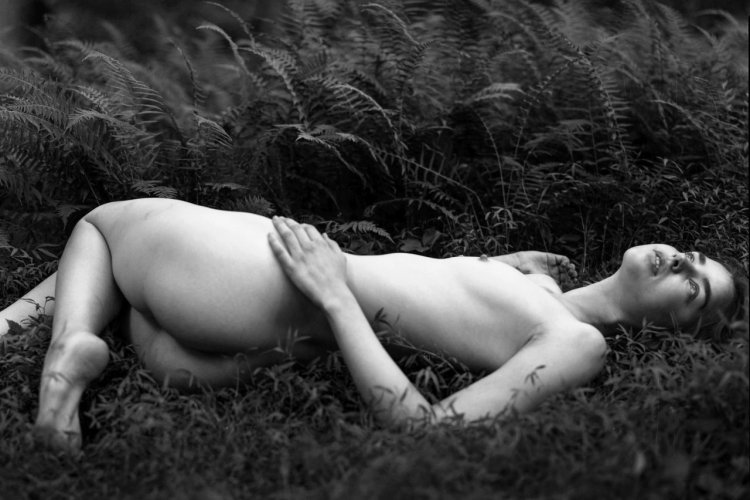 Ali Michael in the shower