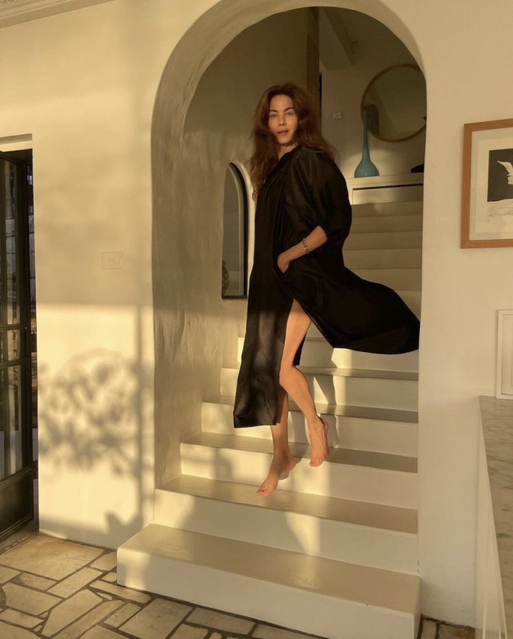 Michelle Monagan at the rink