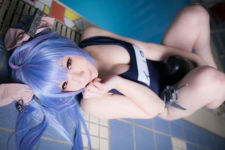 Nagisa naked Japanese cosplay