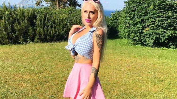 Alicia amira in a dress