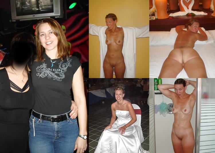 Dressed and striped mature amateur Before after Sex