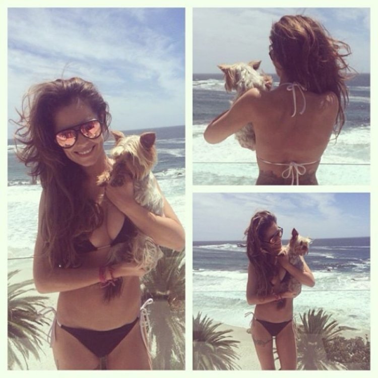 Cheryl Cole with his son photo from Instagram