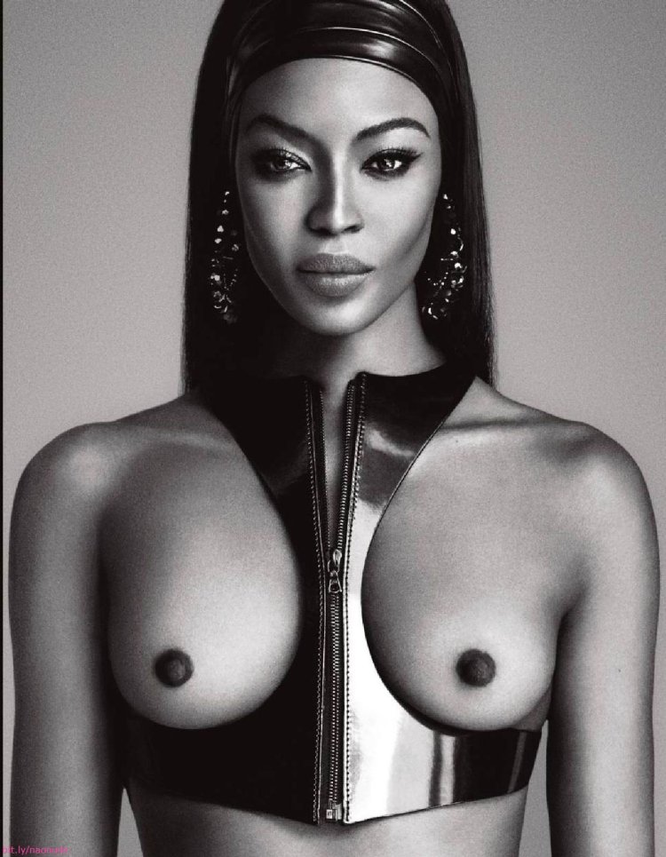 Naomi Campbell Gauthier Topless