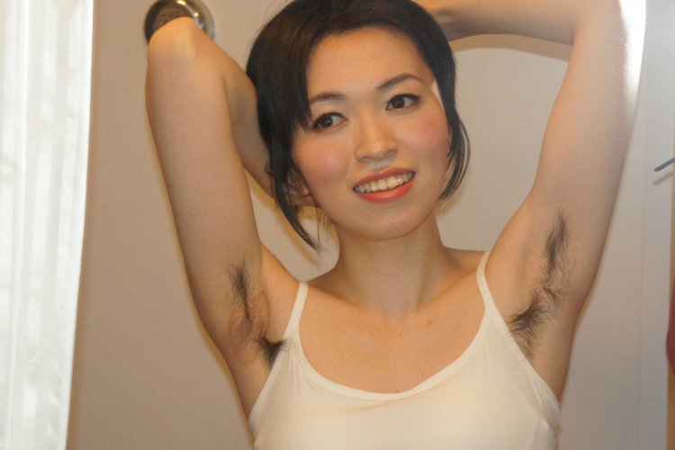 Japanese with hairy armpits