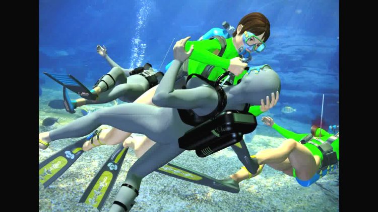 Ariel naked without a bra -wrap Drowning Underwater Scenes Drowned