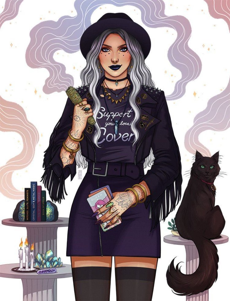Modern witches of art