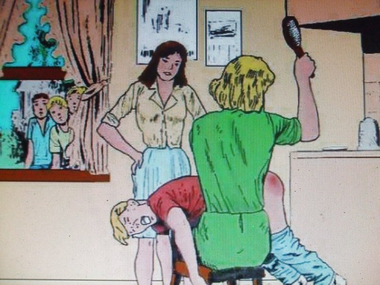 Spanking men with women