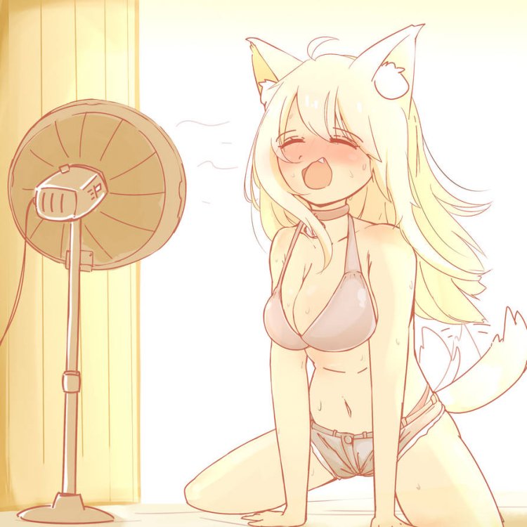 Vanilla in a swimsuit