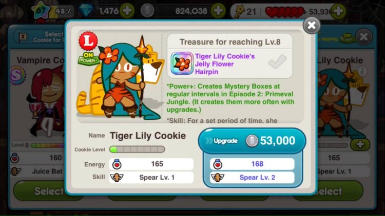 Line Cookie Run Tiger Lily