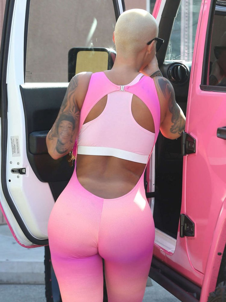 Amber Rose in underwear