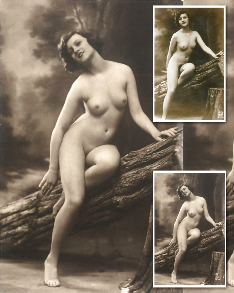 A lot of naked women retro