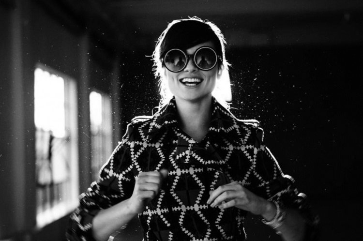 Crystal Ren in a swimsuit