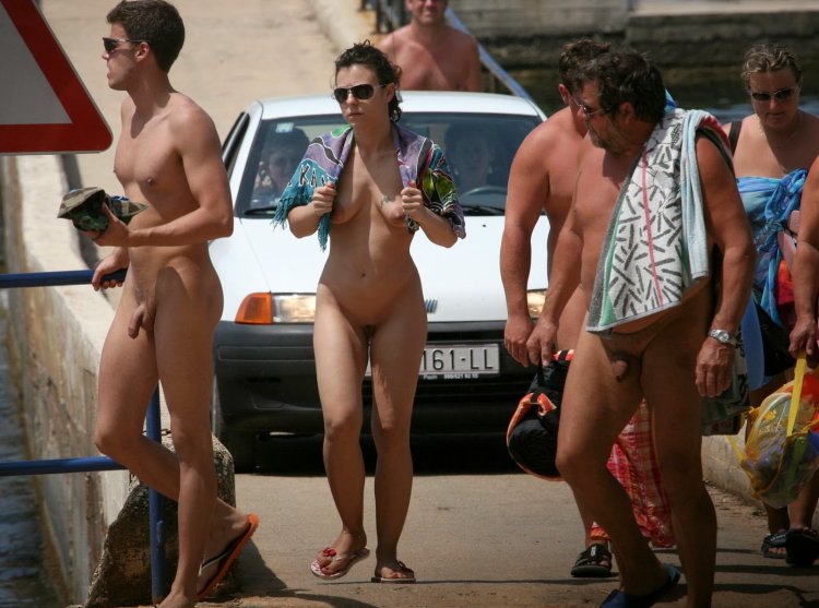 Naked Germans without panties