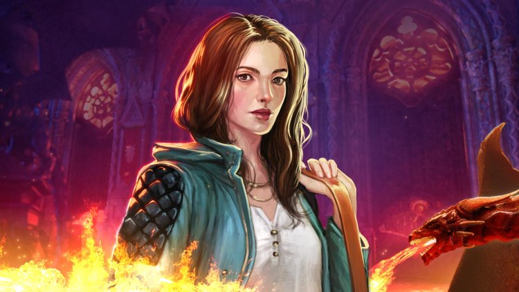 Anna Casey in a dress