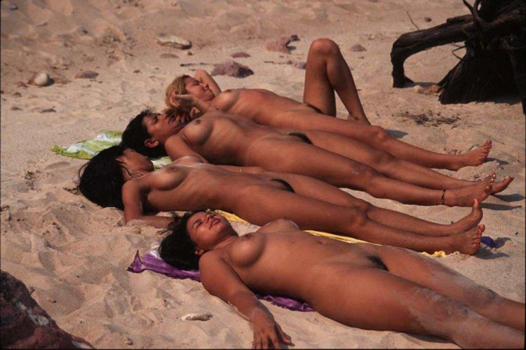 Brazilian girls on the beach nude